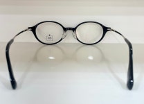 OPTICIAN CHARLIE 옵티션찰리안경테 FLEX SP02 오벌형블랙뿔테 긱시크 안경 : 이안경