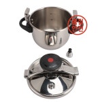 스테인레스 스틸 미니 압력 조리기 유도 호환 가능한 냄비 3L 55KPA : 명촌산업