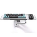 행거 실버키보드 벽걸이 키보드암 물건 45CM 공업용 병원 거치대 : 이지픽마트