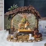 더복이벤트 크리스마스 워터볼 오르골 무드등 구유 예수 탄생 마굿간 : 더복이벤트