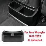 [누리정비]지프 랭글러 2018-2023 JL & 언리미티드 사하라 루비콘 뒷좌석 콘솔 장착형 후면 컵홀더 수납 정리함 : 삼정윤상사