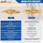 JRREADY JRSSW CP20 SERIE MP03 S0041 방수 FM04 AWG 접촉 여성 S0011 14 크림핑 원형 도금 18 남성 IP68 전압 커넥터 소켓 300V... 