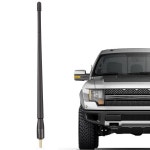 [누리정비]13 인치 자동차 안테나 마스트 유연한 고무 AM FM 신호 라디오 공중 Chevy Silverado GMC For F150 Dodge Ram Wrangler... 