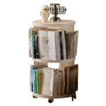 회전 책장 인테리어 책꽂이 투명 조립식 틈새 미니 코너 : 대승물류