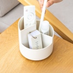 3칸 회전 다용도 펜꽂이 오거나이저 필기구 모노 정리함 : 보편적리빙