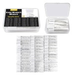 1206 SMD 저항 키트 1R-10M 옴 36 값 1/4W 0.25W 5 허용 두께 필름 1-10MR SMT : BuyM