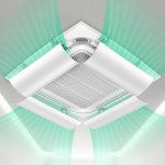 무타공 바람막이 에어컨 천장형 윈드가드 천정 에너지절약 60cm : 에이치에스이몰