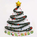 크리스마스 눈꽃 모루 장식 파티 소품 벽 트리 벽걸이 오너먼트 만들기 어린이집 성탄 행사 : 잇붐