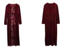 할머니잠옷 60대 엄마옷 중년여성옷 할머니내복 피치기모원피스 H8331 : 쉬즈마담