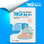 쾌유 동전패치 120매 근육통 손가락 손목 어깨 관절 붙이는 파스향 없는 원적외선 패치 : 코리아페브릭스