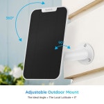 무선 실외 보안 카메라 태양광 패널을 위해 타입 PT 3W 패널 Plus/Argus C 논스톱 6V 전원, 호환, PT와 REOLINK 설계된 3 Pro/Argus Argus... 