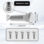 5 스틸 러그 쉐보레 렉서스 도요타 시온에 적합한 자동차 액세서리 확장 타이어 OEM#610-266 909 : 블리츠허브008