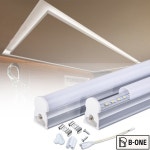 실내 조명용 LED 튜브 AC86-265V, T5 조명, 30cm, 120cm, SMD2835 밝기, 램프 10 개 : 바이셀에이트세븐