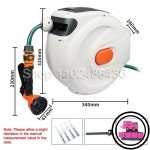 10/20m 자동 되감기 호스 릴 7 패턴 노즐 워터 정원용 느린 시스템 : 시드컴퍼니2