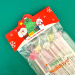 자일리톨 막대사탕 5개입 생일포장 스티커 동물 색상 야채사탕 어린이집 답례품 생일선물 : 와글다글