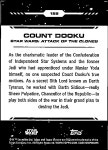 [TOPPS CHROME] STAR WARS COUNT DOOKU  SITH 129 SW115 : 카드피아