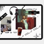 레터링 마스킹 테이프 : 굿띵스1989