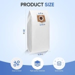 EGO Power 9갤런 습식 건식 진공 청소기 V0900과 호환되는 12팩 G0905 먼지 봉투 : Nawoo