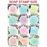 실링왁스미니스탬프 식물 수제 비누 시리즈 스탬프 만들기 DIY 공예 투명 수지 인감 : 프라임퍼처스