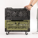 빅앤트 폴딩박스전용 운반상자부착용 3인치회전형바퀴세트 : Big Ant  빅앤트