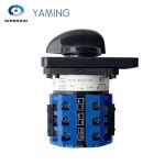 CA10 전압계 캠 스위치  3 상 4 와이어 7 위치 20A 690V 전환 셀렉터 12 단자 LW26 YMW26 : 팔공산종합유통