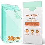 MELSTOM 28팩 5.1 x 10.8cm(2 4.25인치) 투명 용접 렌즈, 0.1c 12PCS : 허니16호호