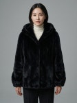 페이크 밍크퍼 후디 자켓 : mimohouse
