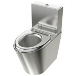 스텐 좌변기 공중화장실 수세식 양변기 인테리어 : Fixer