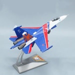 1:72 스케일 Zhuhai Airshow 러시아 Su-27 전사 공연 항공기 모델 곡예 비행 팀 디스플레이 : 덕신전자