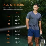 모든 시민 운동 체육관 반바지 남성 4방향 원단 퀵 인심, - 러닝 스포츠에 운동, 5인치 및 적합 드라이, 신축성 1 Black Medium : 스스사