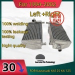 L+ R 1994-2002 Kawasaki KX125 알루미늄 라디에이터 냉각기 2000 : 명촌상사