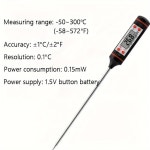 eAj 적외선 온도계, 디지털 온도계 -37 F~932 F(-32 C~400 C) IR 온도 건(사람에게 적합하지 않음) 요리, 튀김, 주방, 바비큐, 고기, 설탕... 