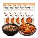 미당 뼈없는 감자탕 5팩 + 멸치 묵은지 김치찜 5팩 : 미당몰