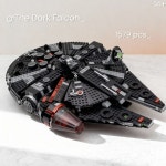 MOC 75389 팔콘 호환 워즈 밀레니엄 다크 우주선 브릭 빌딩 블록  소년 크리스마스 : 빅원물류3