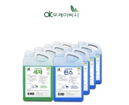 오케이박사 고농축 중성 업소용 식기세척기 리필 희석용 세제 린스 1L : Fresh Wave Kr