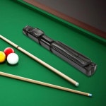 당구 큐 케이스 5홀 여행용 컨테이너 용품 지퍼 당구 큐 가방 보관 가방 보관 상자 : 정보 탑본