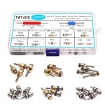eAj 제거 도구 모음 키트 R12 R134a 냉동 타이어 밸브 스템 코어 수리 키트 H-020이 포함된 TWTADE 102PCS 자동차 에어컨 밸브 코어... 