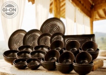 지아이온 항아리 세트 6종, 용기+뚜껑, 1세트 : GI 라이프마켓