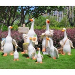 오리조형물 정원 연못 공원 인테리 카페 동물 조형물 : 신속정확배송대행