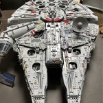 스탠드 밀레니엄 선박 팔콘 빌딩 블록 키트 05132 스타 벽돌 크리스마스 생일  75192와 호환 가능 : 빅원물류3