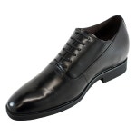 칼토 남성용 보이지 않는 높이 증가 엘리베이터 슈즈 - 블랙 프리미엄 가죽 레이스업 포멀 드레스 옥스포드 3인치 키 G8082 사이즈 8 D(M) 미국... 