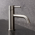 라우체 세면대 수전 원홀 수도꼭지 무광 니켈 코인 1075 N : 아진세라믹