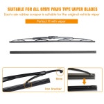 Koso 자동차 와이퍼 블레이드 삽입 천연 고무 스트립 리필 NR 유형 6mm 14 16 17 18 19 20 21 22 24 26 윈드 스크린 자동차 액세서리... 