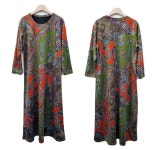 할머니잠옷 60대 엄마옷 홈웨어 원피스 할머니옷 8523 : 쉬즈마담