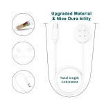 스마트워치,키즈스마트워치,이어폰,전기주전자C타입 USB 고속 충전기 케이블 구글 픽셀 워치 2 용 전원 충전 와이어 충전기 어댑터 독 100cm... 