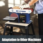 eAj QD-교호 10인치 밴드 톱용 전문 스탠드 - 가볍고 내구성이 뛰어난 12.5파운드의 튼튼한 스틸 스탠드와 미끄럼 방지 기능이 있는 안정성... 