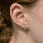 (실버925) 드롭 바이 드롭 후프 귀걸이 EC3007 : 타티아나