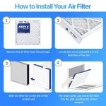 필터 킹 28.5x29.5x2 공기 | 4-PACK MERV 8 HVAC 주름진 A/C 용광로 미국산 실제 크기 28.5 x 29.5 1.75 리버트/에머슨 교체용... 