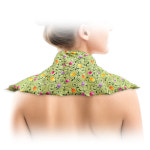 그린라이프 팥 다용도 목 찜질팩 리본끈 카키 / 핫팩 온열 냉 온 어깨 경추 허리 복부 : 그린라이프 허브