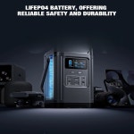 240W 12000mAh 최고의 미니 야외 휴대용 Lifepo4 충전식 배터리 태양광 발전소 LED 조명 포함 : 헤디예